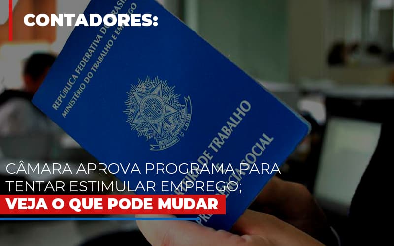 Camara Aprova Programa Para Tentar Estimular Emprego Veja O Que Pode Mudar Notícias E Artigos Contábeis - Contabilidade em São Paulo | Catana Assessoria Empresarial
